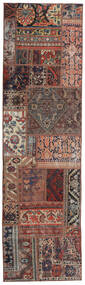 絨毯 Patchwork - Persien/Iran 68X246 廊下 カーペット レッド/ダークレッド (ウール, ペルシャ/イラン)