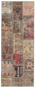 Patchwork - Persien/Iran Teppich 76X195 Läufer Braun/Orange Wolle, Persien/Iran Carpetvista
