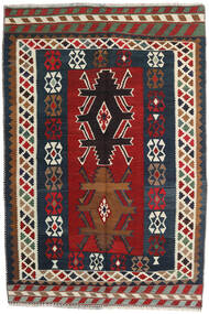 141X213 Χαλι Ανατολής Κιλίμ Βιντάζ Σκούρο Γκρι/Κόκκινα (Μαλλί, Περσικά/Ιρανικά) Carpetvista