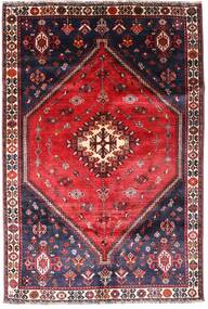  Oosters Ghashghai Vloerkleed 160X241 Rood/Donker Roze Wol, Perzië/Iran Carpetvista