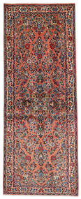  Sarouk Rug 81X204 Persian Wool Red/Dark Red Small Carpetvista