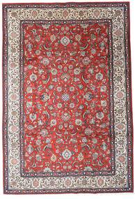 Alfombra Oriental Sarough 205X300 Rojo/Beige (Lana, Persia/Irán)