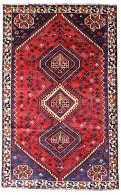 152X243 Shiraz Teppe Orientalsk Rød/Mørk Rosa (Ull, Persia/Iran) Carpetvista