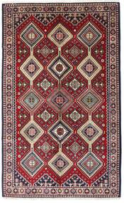 148X245 絨毯 ヤラメー オリエンタル ダークレッド/レッド (ウール, ペルシャ/イラン) Carpetvista