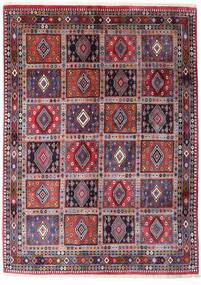 絨毯 ヤラメー 169X232 レッド/ダークピンク (ウール, ペルシャ/イラン)