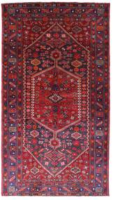158X281 Χαλι Ανατολής Hamadan Κόκκινα/Σκούρο Κόκκινο (Μαλλί, Περσικά/Ιρανικά) Carpetvista