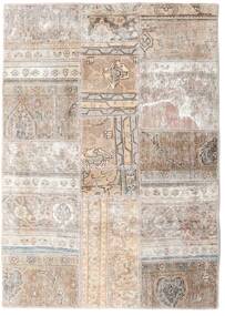  Persischer Patchwork - Persien/Iran Teppich 109X155 Beige/Hellgrau (Wolle, Persien/Iran)
