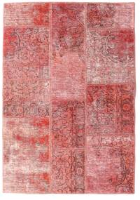 107X155 Alfombra Patchwork - Persien/Iran Moderna Rojo/Rosa Claro (Lana, Persia/Irán) Carpetvista