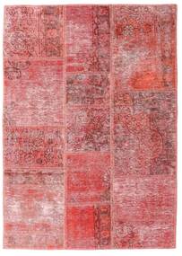 106X151 Alfombra Patchwork - Persien/Iran Moderna Rojo/Rosa (Lana, Persia/Irán) Carpetvista