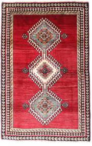 120X185 Ghashghai Teppe Orientalsk Rød/Mørk Rød (Ull, Persia/Iran) Carpetvista