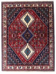  Persian Yalameh Rug 151X199 Red/Dark Pink (Wool, Persia/Iran)