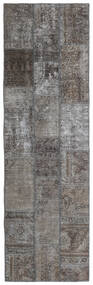  Persischer Patchwork - Persien/Iran Teppich 77X253 Läufer Grau/Dunkelgrau (Wolle, Persien/Iran)