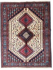  Oriental Yalameh Rug 150X199 Red/Beige Wool, Persia/Iran Carpetvista