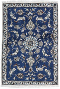 89X130 Tapis Naïn D'orient Bleu Foncé/Gris (Laine, Perse/Iran) Carpetvista