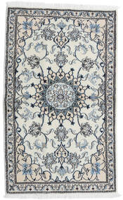  Orientalischer Nain Teppich 87X143 Beige/Grau Wolle, Persien/Iran Carpetvista