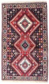 85X140 Yalameh Teppich Orientalischer Rot/Dunkelrosa (Wolle, Persien/Iran) Carpetvista