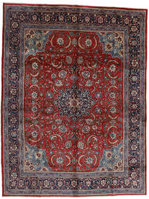 296X390 Dywan Mahal Orientalny Czerwony/Szary Duży (Wełna, Persja/Iran) Carpetvista