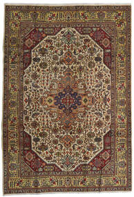 絨毯 ペルシャ タブリーズ 210X300 茶色/オレンジ (ウール, ペルシャ/イラン)