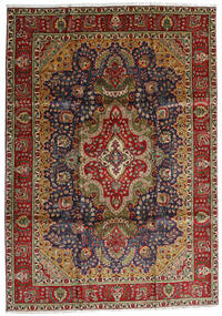  Tabriz Rug 223X314 Persian Wool Brown/Dark Red Carpetvista