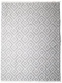  300X400 Bamboo Silk Kilim Rug Light Grey/Grey India Carpetvista