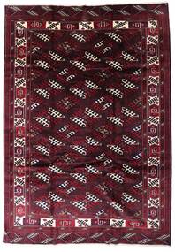 213X302 러그 오리엔탈 Turkaman 다크 레드/빨간색 (울, 페르시아/이란) Carpetvista