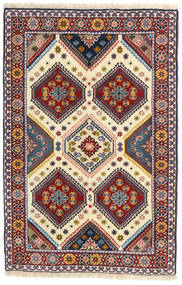 Orientalischer Yalameh Teppich 82X125 Rot/Beige Wolle, Persien/Iran Carpetvista