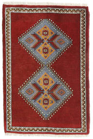 Alfombra Oriental Yalameh 64X94 Rojo/Marrón (Lana, Persia/Irán)