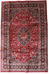  Persischer Maschad Teppich 202X300 Rot/Dunkelrot (Wolle, Persien/Iran)