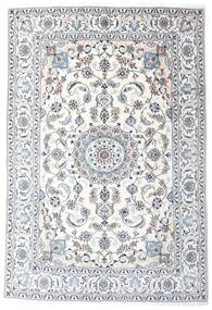 196X287 絨毯 ナイン オリエンタル ライトグレー/グレー (ウール, ペルシャ/イラン) Carpetvista
