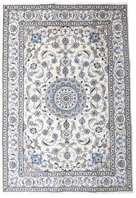 191X286 Alfombra Nain Oriental Gris/Gris Claro (Lana, Persia/Irán) Carpetvista