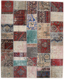200X246 Patchwork - Persien/Iran Teppe Moderne Lysegrå/Mørk Rød (Ull, Persia/Iran) Carpetvista
