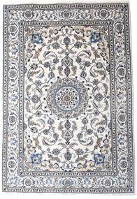 198X290 Alfombra Nain Oriental Gris/Gris Claro (Lana, Persia/Irán) Carpetvista