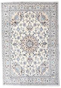  Orientalischer Nain Teppich 164X242 Hellgrau/Beige Wolle, Persien/Iran Carpetvista