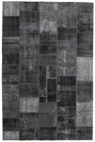 絨毯 Patchwork - Persien/Iran 200X303 ダークグレー/グレー (ウール, ペルシャ/イラン)