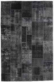 200X303 絨毯 Patchwork - Persien/Iran モダン ダークグレー/グレー (ウール, ペルシャ/イラン) Carpetvista