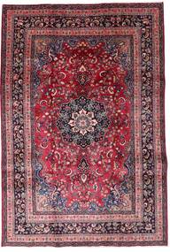  Persian Mashad Rug 200X291 Red/Dark Pink (Wool, Persia/Iran)