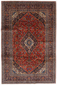 205X326 Keshan Rug Oriental Red/Dark Pink (Wool, Persia/Iran) Carpetvista