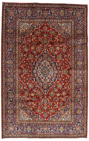 絨毯 カシャン 197X306 レッド/ダークレッド (ウール, ペルシャ/イラン)