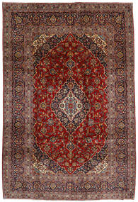 Persan Kashan Covor 210X312 Roşu/Dark Red Carpetvista