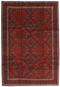 Tappeto Afshar 208X303 Rosso/Marrone (Lana, Persia/Iran)