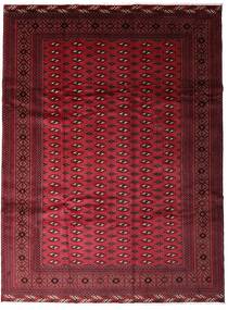 255X340 러그 오리엔탈 Turkaman 다크 레드/빨간색 대형 (울, 페르시아/이란) Carpetvista