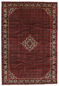  Persian Hosseinabad Rug 202X296 Dark Red/Brown (Wool, Persia/Iran)