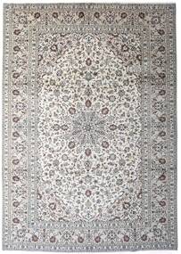  Oriental Keshan Fine Rug 245X343 Grey/Beige Wool, Persia/Iran Carpetvista
