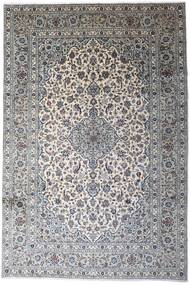  Kashan Szőnyeg 246X366 Perzsa Gyapjúszőnyeg Szürke/Világosszürke Nagy Carpetvista