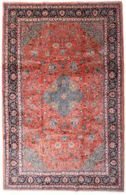  Persischer Sarough Teppich 222X345 Rot/Dunkelrot (Wolle, Persien/Iran)