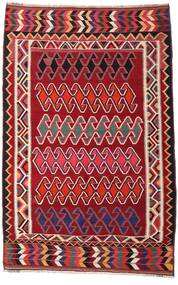  147X234 Kilim Vintage Szőnyeg Piros/Sötétpiros Perzsia/Irán
 Carpetvista