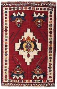 Tapete Oriental Kilim Vintage 153X232 Vermelho Escuro/Bege (Lã, Pérsia/Irão)