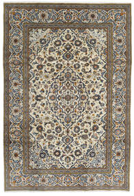  195X288 Kashan Fine Covor Bej/Gri Persia/Iran
 Carpetvista