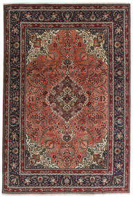  198X294 Täbriz Teppich Dunkelrot/Rot Persien/Iran Carpetvista