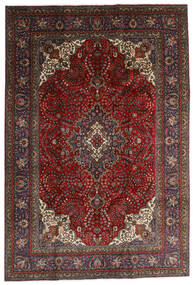  Tabriz Rug 200X297 Persian Wool Dark Red/Red Carpetvista